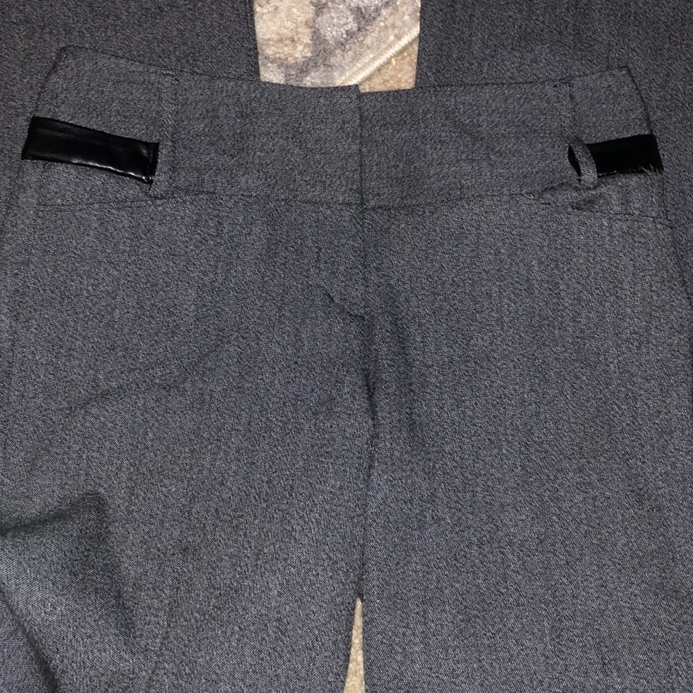 Express Editor Black & Gray Pants - image 3